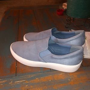 Lulu’s blue slip on, size 10-11